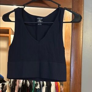 Navy Ardene Crop Top